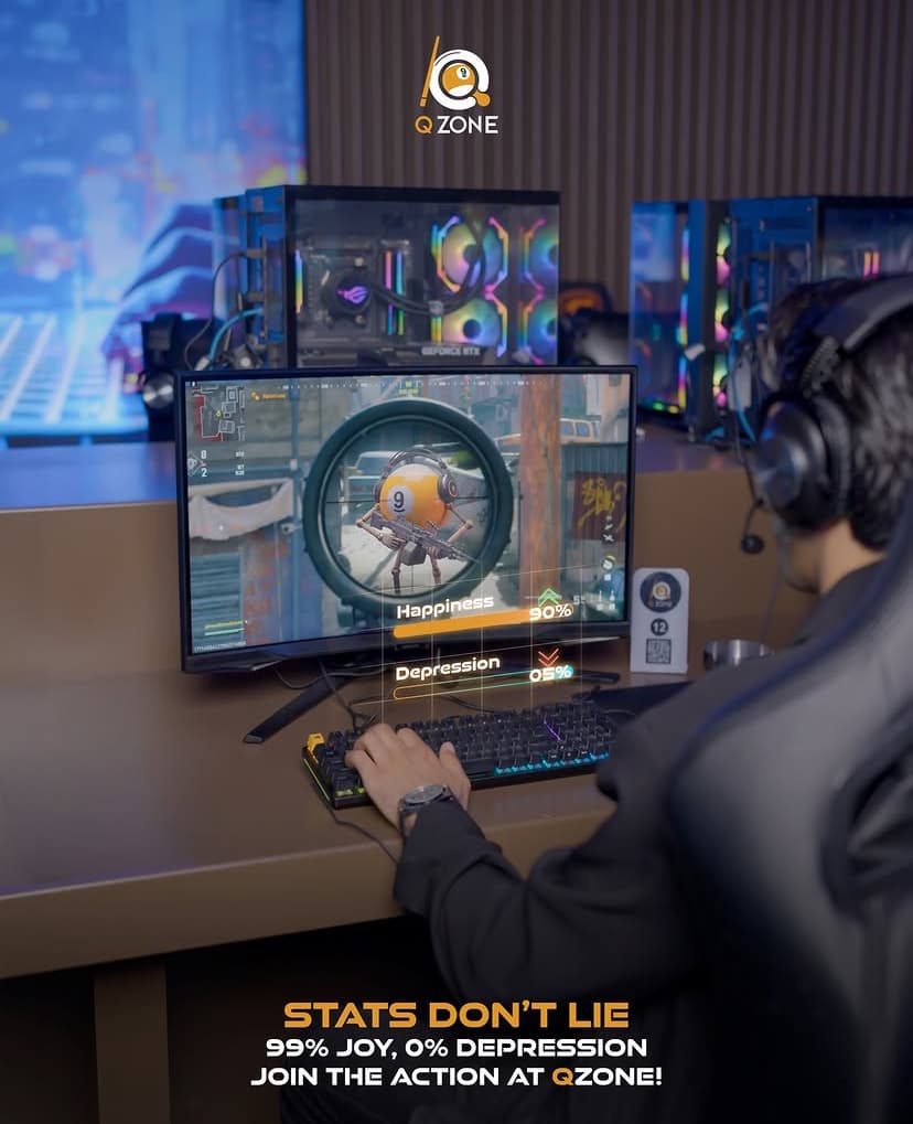 PC gaming arena at Qzone