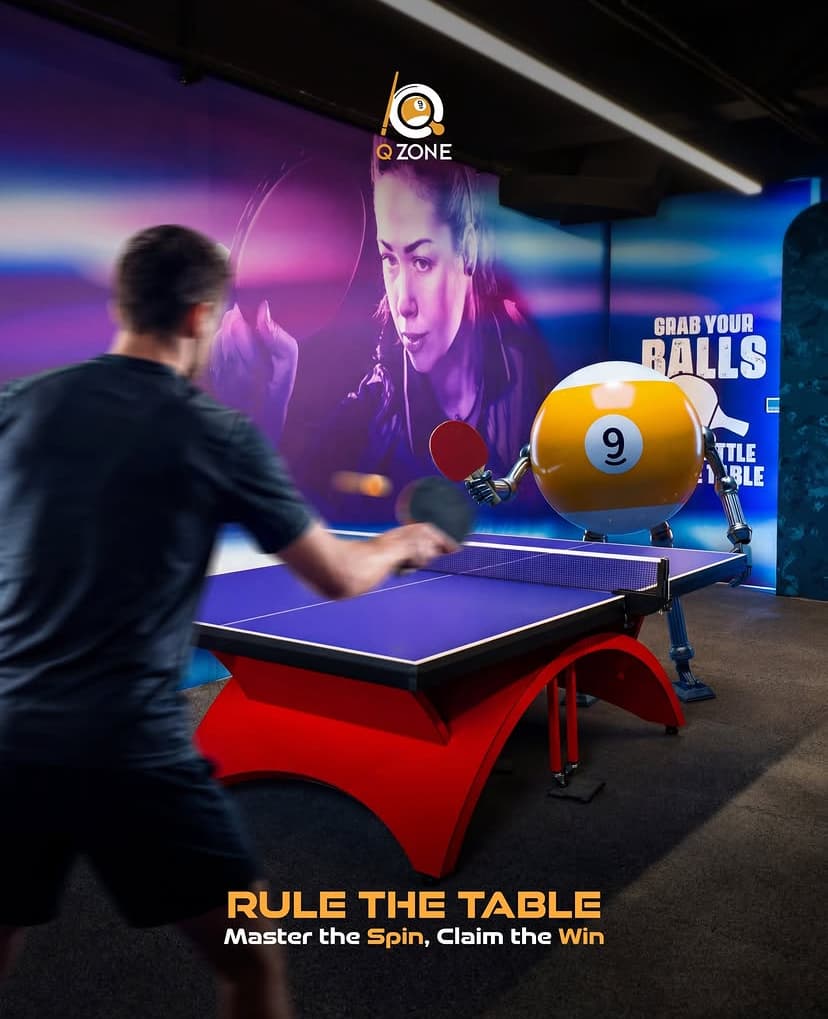 Table tennis at Qzone